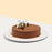 Chocolate cake made with dark chocolate couverture