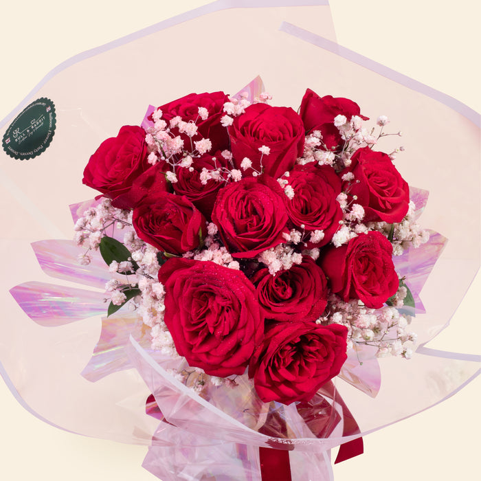 Amber Flower Bouquet (Fresh Flower) - Cake Together - Online Birthday Cake Delivery