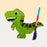 Dinosaur pinata filled with candy
