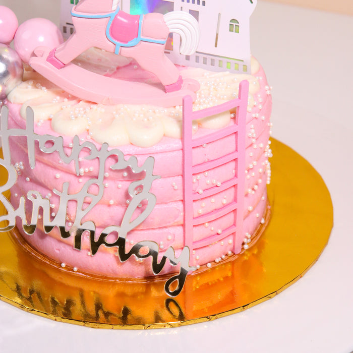 Rocking Horse (Girl) - Cake Together - Online Birthday Cake Delivery