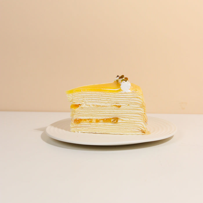 Mango Mille Crepe 8 inch - Cake Together - Online Birthday Cake Delivery