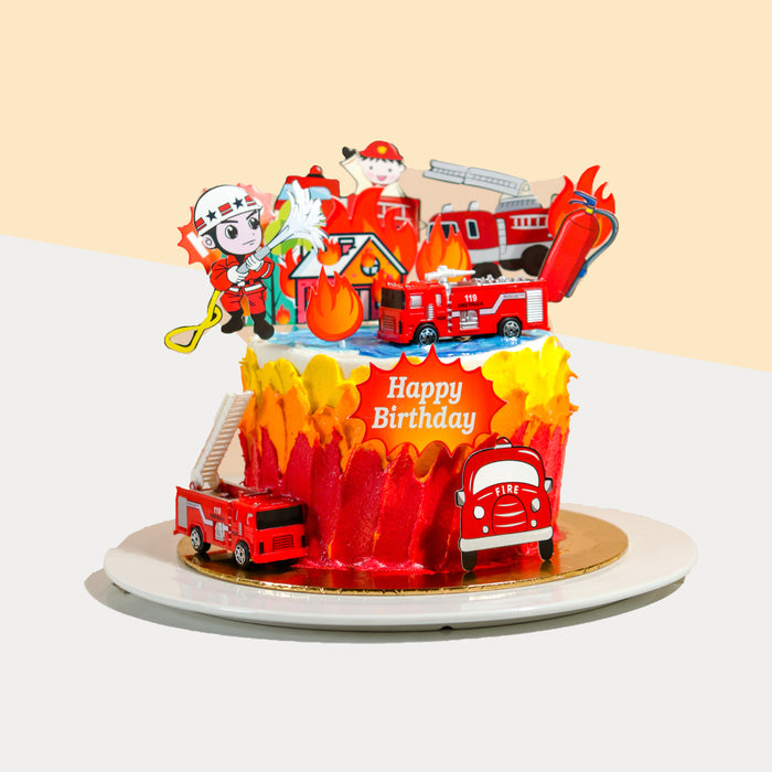 Hero Fireman 5 inch - Cake Together - Online Birthday Cake Delivery
