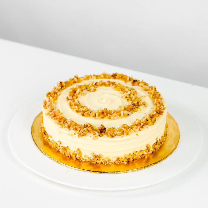 Walnut Carrot Cake 8 inch - Cake Together - Online Birthday Cake Delivery