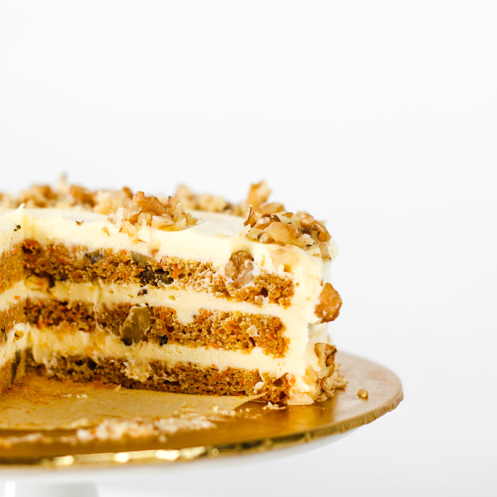 Walnut Carrot Cake 8 inch - Cake Together - Online Birthday Cake Delivery