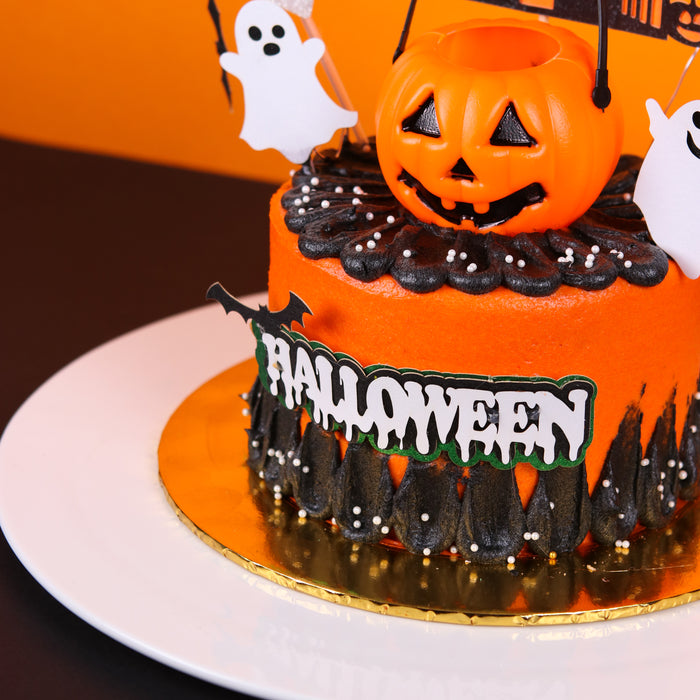 Spooky Halloween Pumpkin - Cake Together - Online Halloween Cake & Treats Delivery