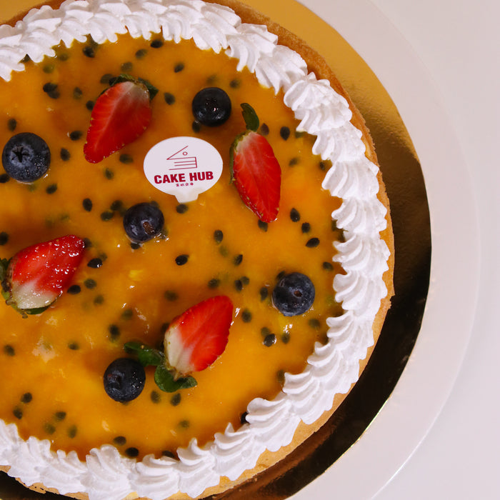 Mango Passion Mille Crepe Cake 8 inch