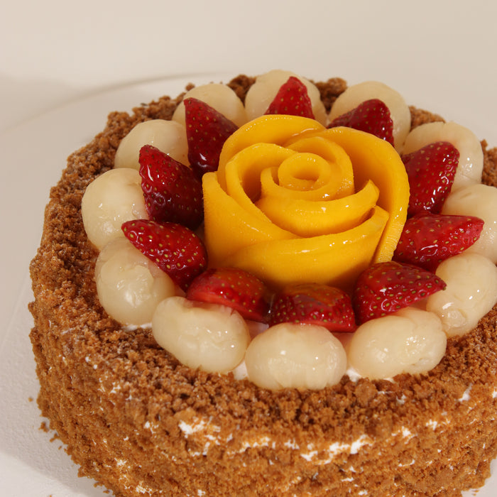 Lychee Biscoff - Cake Together - Online Birthday Cake Delivery