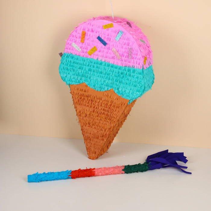 Ice Cream Cone Pinata - Cake Together - Online Birthday Cake Delivery