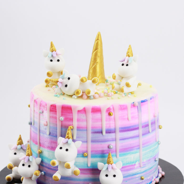 Rainbow Unicorn 6 inch - Cake Together - Online Birthday Cake Delivery