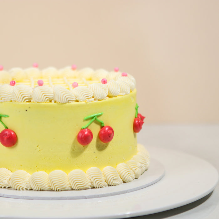    Cherry Pie Korean Ins Cake 6 inch - Cake Together - Online Birthday Cake Delivery