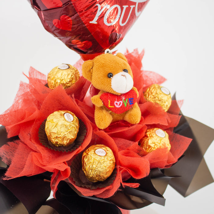 Hot Love Ferrero Rocher Bouquet | Cake Together | Birthday Cake