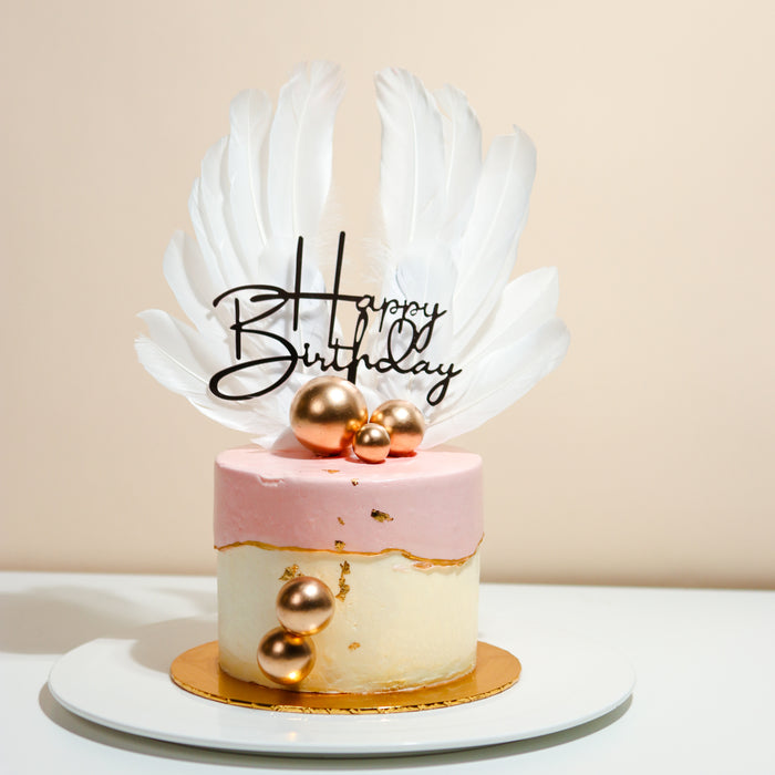 Angel Wings Cake 5 inch - Cake Together - Online Birthday Cake Delivery