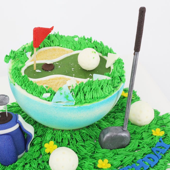 Golf Bombshell Cake - Cake Together - Online Birthday Cake Delivery