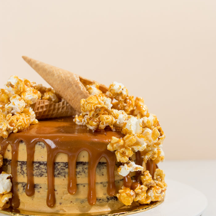 Salted Caramel Popcorn 7 inch - Cake Together - Online Cake & Gift Delivery