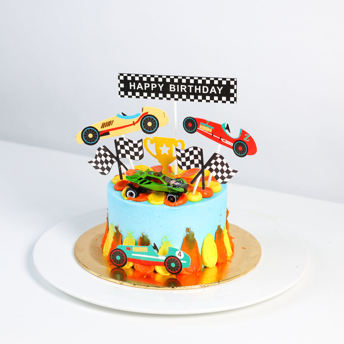 Hotwheels Race 5 inch - Cake Together - Online Birthday Cake Delivery