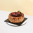 Gluten Free Teh Tarik Burnt Cheesecake topped with fresh fruits