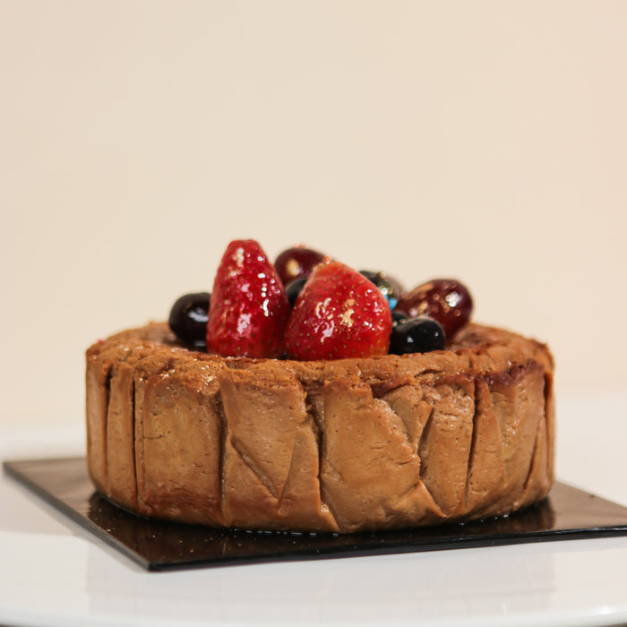 Café Machinato Burnt Cheesecake 5 inch - Cake Together - Online Birthday Cake Delivery
