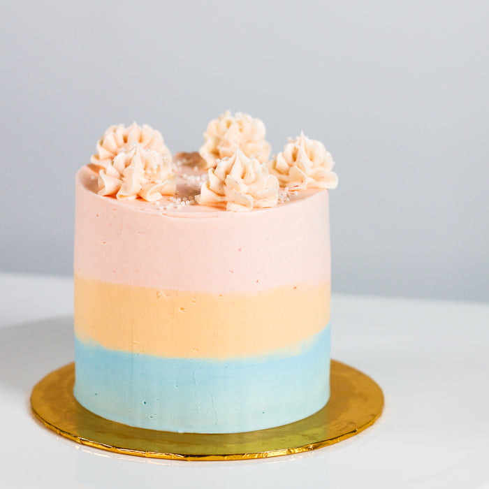 Korean Concept Buttercake 4 inch - Cake Together - Online Birthday Cake Delivery
