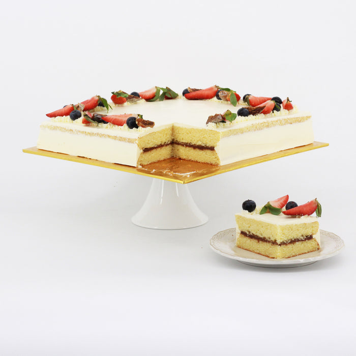 Victoria Chocolate Square 10 inch - Cake Together - Online Birthday Cake Delivery