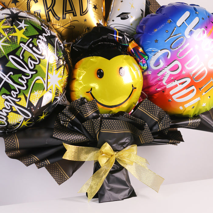 Graduation Foil Balloon Bouquet - Cake Together - Online Birthday Cake Delivery