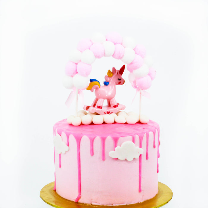 Baby Girl Unicorn Cake 5 inch - Cake Together - Online Birthday Cake Delivery