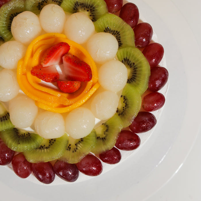 Fresh Fruit Cake 8 inch - Cake Together - Online Birthday Cake Delivery