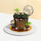 Military themed cake, with toy soldiers, toy tank