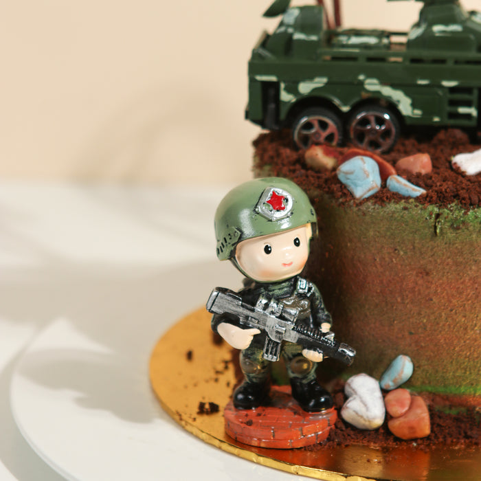 Military Army Soldier - Cake Together - Online Birthday Cake Delivery