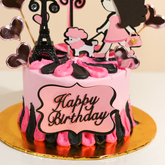 Bonjour Paris 5 inch - Cake Together - Online Birthday Cake Delivery
