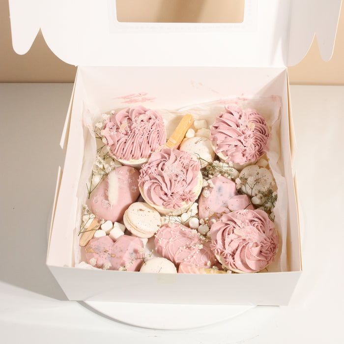 Blush Dessert Treat Box - Cake Together - Online Birthday Cake Delivery