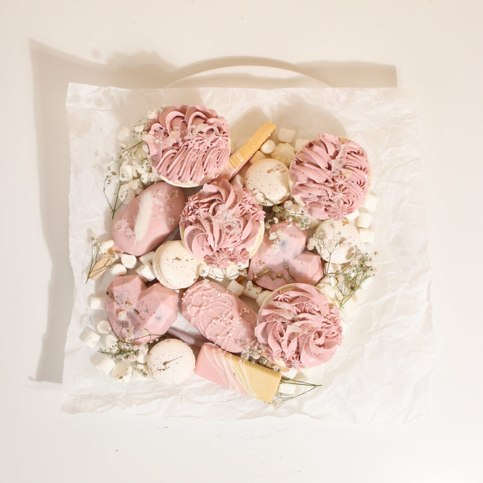 Blush Dessert Treat Box - Cake Together - Online Birthday Cake Delivery