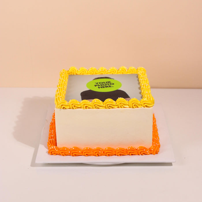 Square Edible Image Cake - Cake Together - Online Birthday Cake Delivery