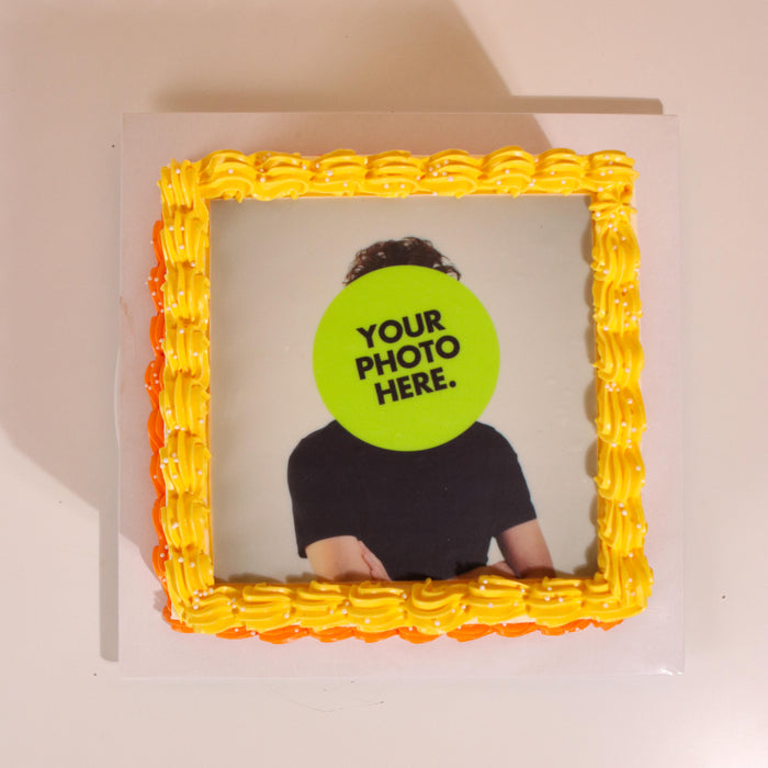 Square Edible Image Cake - Cake Together - Online Birthday Cake Delivery