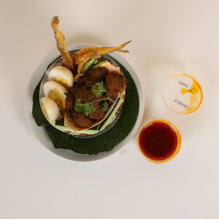 Nasi Lemak Cake - Beef Rendang 5.5 inch - Cake Together - Online Birthday Cake Delivery