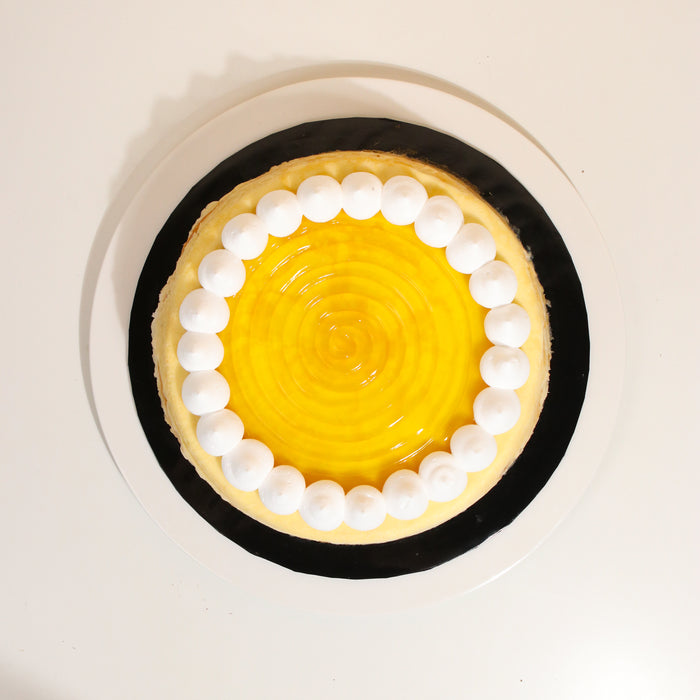 Lemon Cheese Mille Crepe Cake 8 inch - Cake Together - Online Birthday Cake Delivery