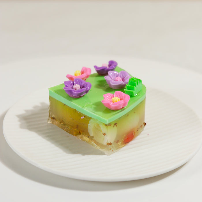 Happy Garden Rabbit Jelly Cake 7 inch - Cake Together - Online Birthday Cake Delivery