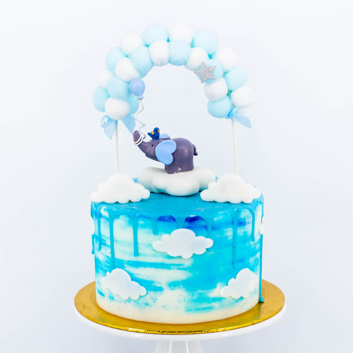 Baby Boy Elephant Cake - Cake Together - Online Birthday Cake Delivery