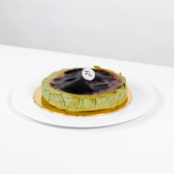 Matcha Burnt Cheese Cake- Cake Together - Online Birthday Cake Delivery