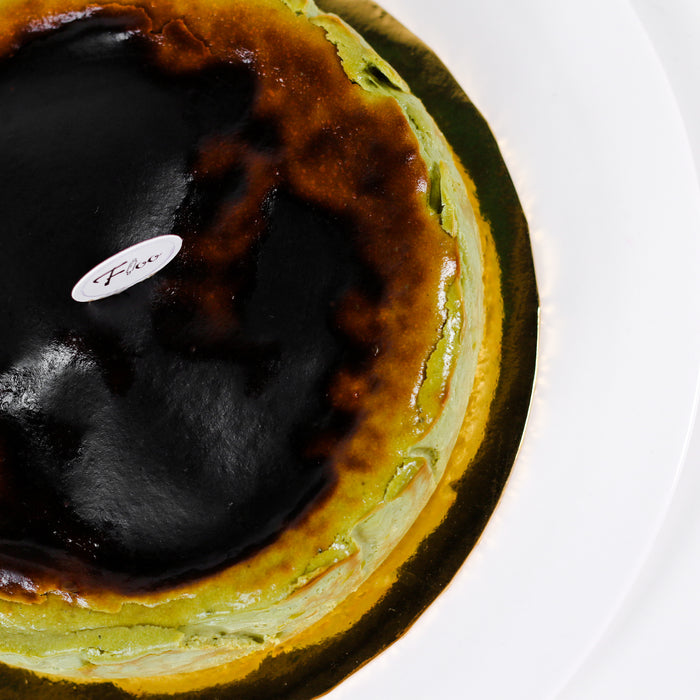 Matcha Burnt Cheese Cake- Cake Together - Online Birthday Cake Delivery