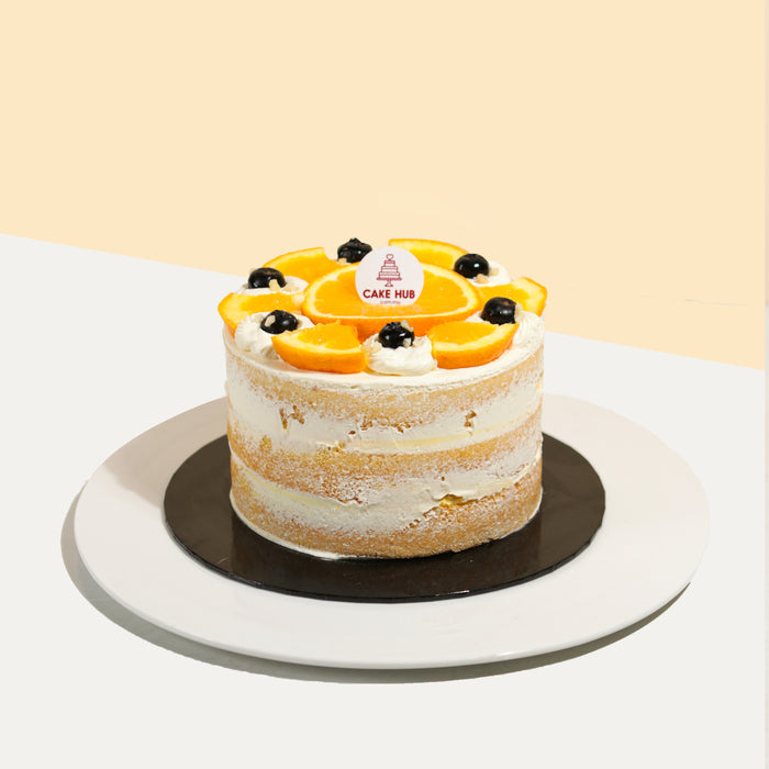 Valencia Orange Vegan Cake - Cake Together - Online Birthday Cake Delivery