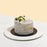 Black sesame cake with layers of black sesame paste