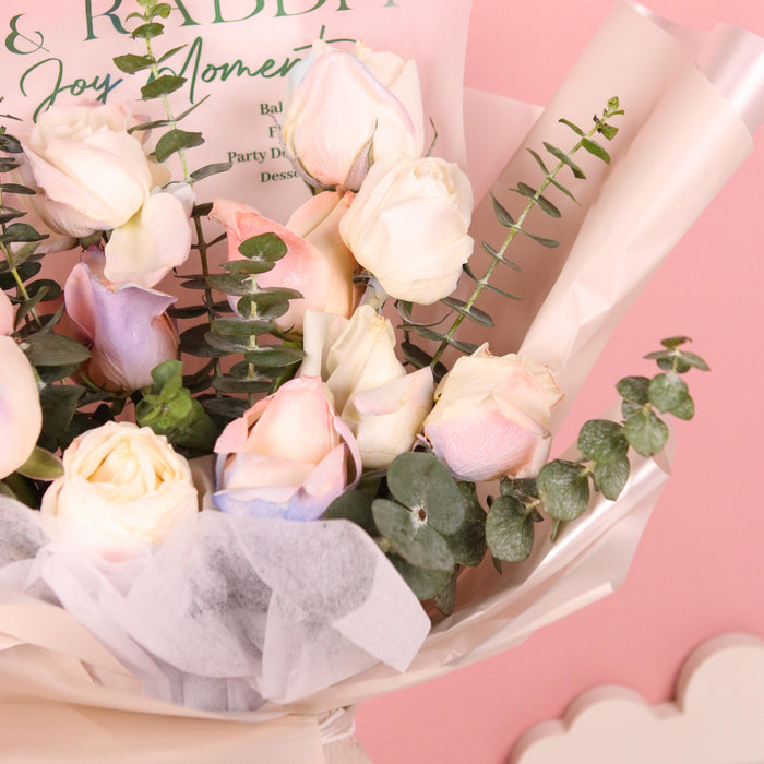 Love In a Mist Fresh Flower Bouquet - Cake Together - Online Birthday Cake Delivery