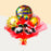 A bouquet for kids featuring two cartoon mouse ears, two smileys and a Happy Birthday foil balloon