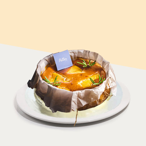 Nangka burnt cheesecake with nangka and German cheese