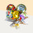 Birthday bouquet consisting of foil balloons