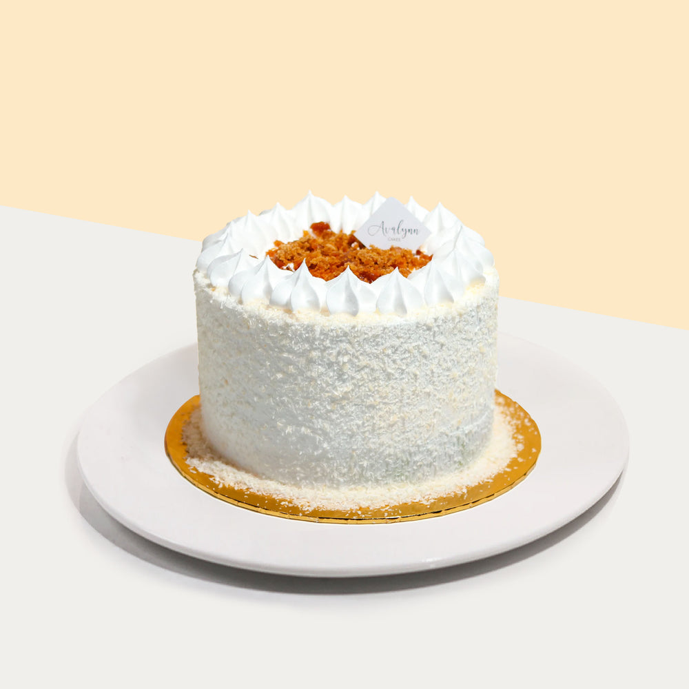 Ondeh-Ondeh cake with pandan sponge and Gula Melaka filling