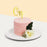 Pink smash cake for babies