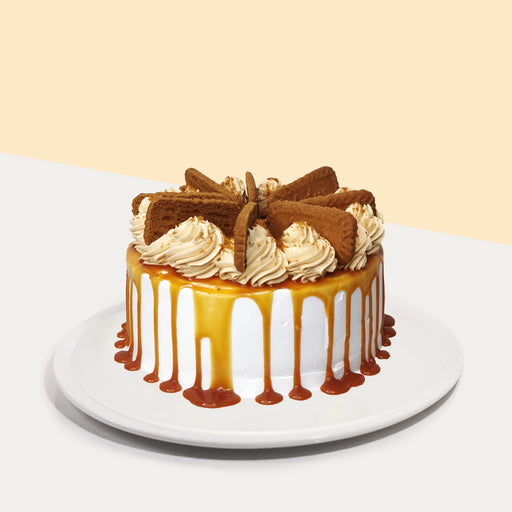 Speculoos Biscuit Drip Cake - Cake Together - Online Birthday Cake Delivery