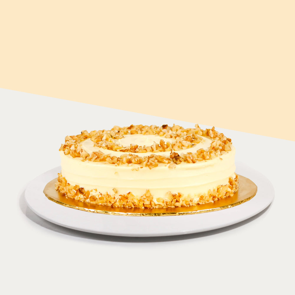 Walnut Carrot Cake 8 inch - Cake Together - Online Birthday Cake Delivery