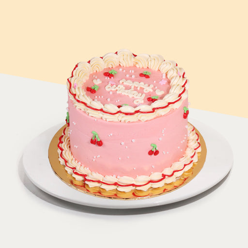 Vintage Cherry Cake